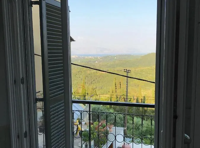 Apartamento Schoenes Familienappartement In Pelekas, Corfu Mit Meerblick