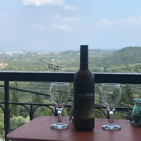 Διαμέρισμα Schoenes Familienappartement In Pelekas, Corfu Mit Meerblick