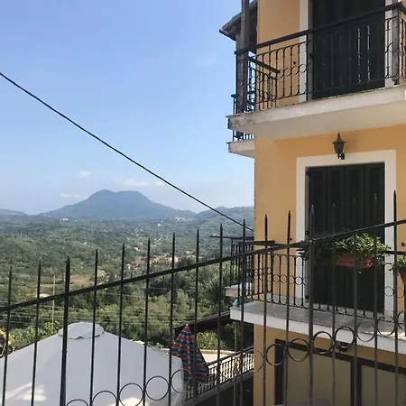 Schoenes Familienappartement In Pelekas, Corfu Mit Meerblick Pelekas