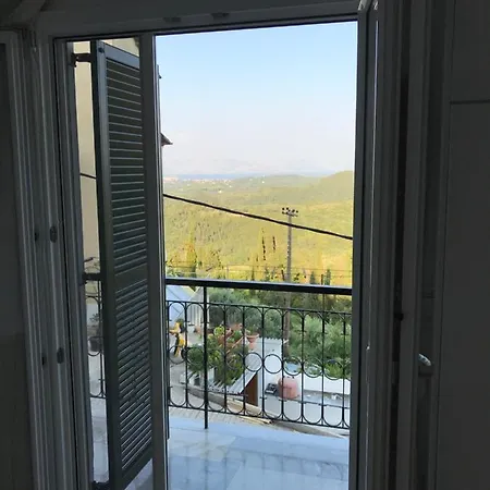 Schoenes Familienappartement In Pelekas, Corfu Mit Meerblick * Pelekas