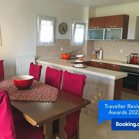 Schoenes Familienappartement In Pelekas, Corfu Mit Meerblick