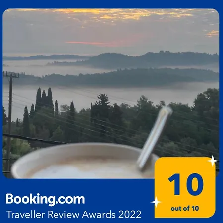 Schoenes Familienappartement In Pelekas, Corfu Mit Meerblick Διαμέρισμα *