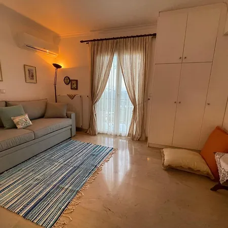 Schoenes Familienappartement In Pelekas, Corfu Mit Meerblick