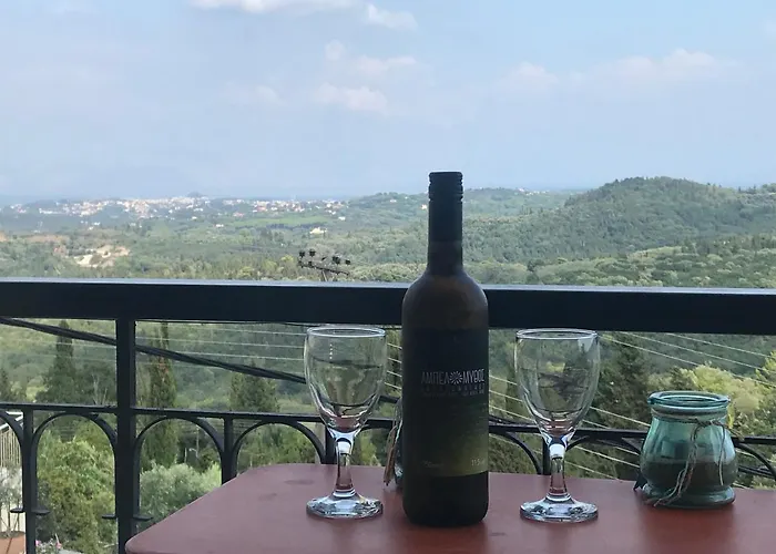 Appartement Schoenes Familienappartement In Pelekas, Corfu Mit Meerblick