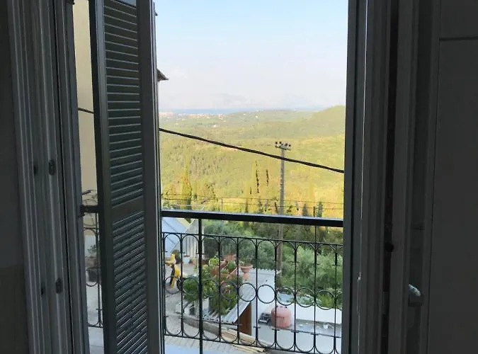 Schoenes Familienappartement In Pelekas, Corfu Mit Meerblick * Pelekas