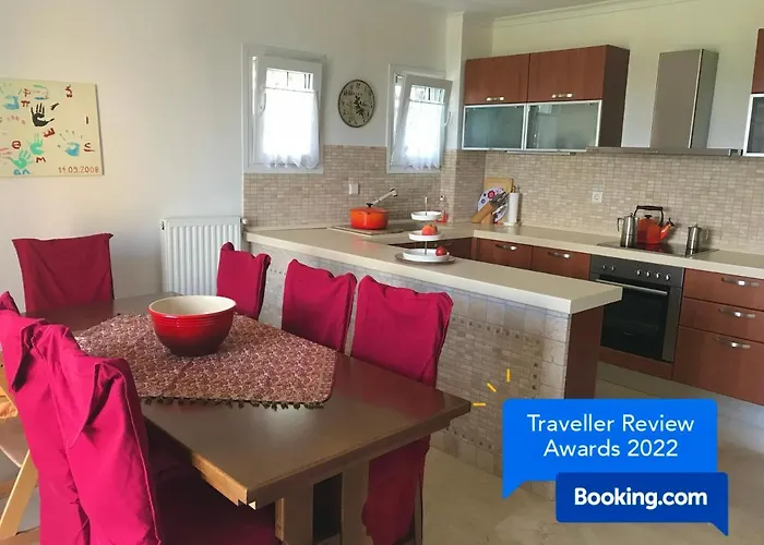 Schoenes Familienappartement In Pelekas, Corfu Mit Meerblick