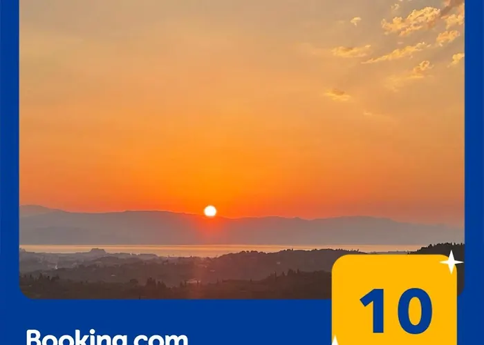 Schoenes Familienappartement In Pelekas, Corfu Mit Meerblick Appartement