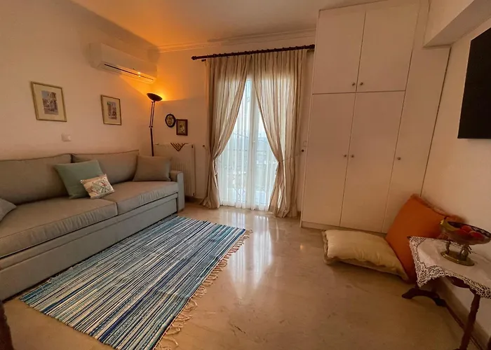 Schoenes Familienappartement In Pelekas, Corfu Mit Meerblick