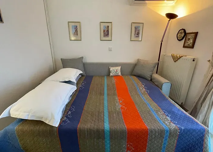 Schoenes Familienappartement In Pelekas, Corfu Mit Meerblick 佩雷卡斯