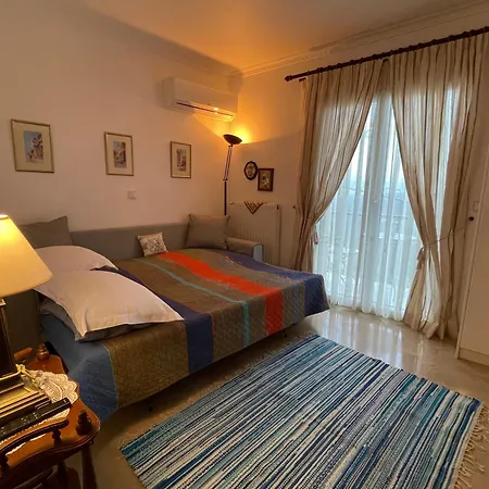 Schoenes Familienappartement In Pelekas, Corfu Mit Meerblick بيليكاس
